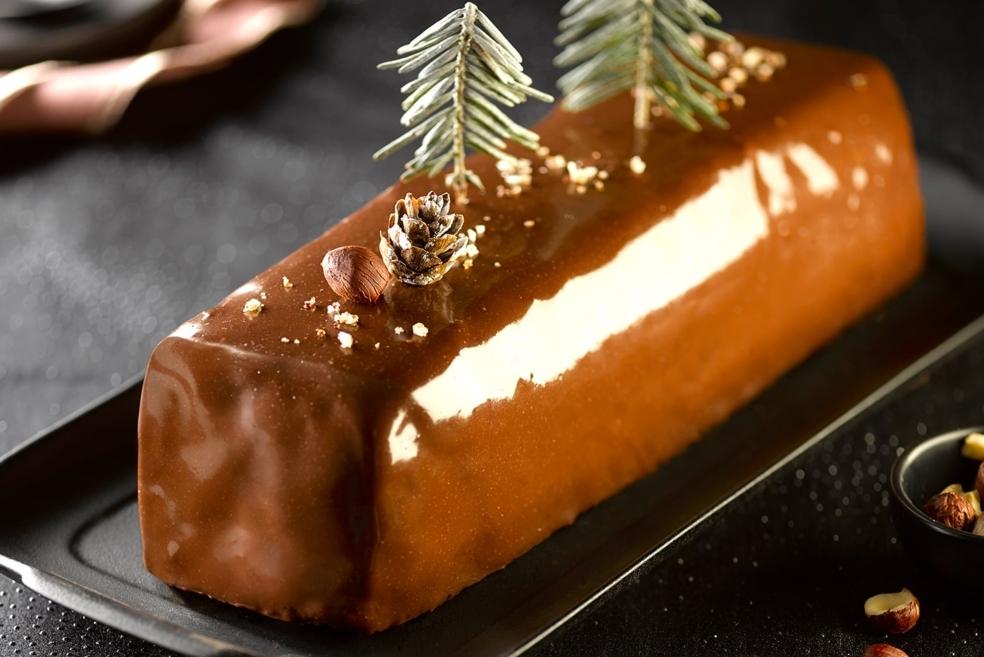 Bûche glacée vanille