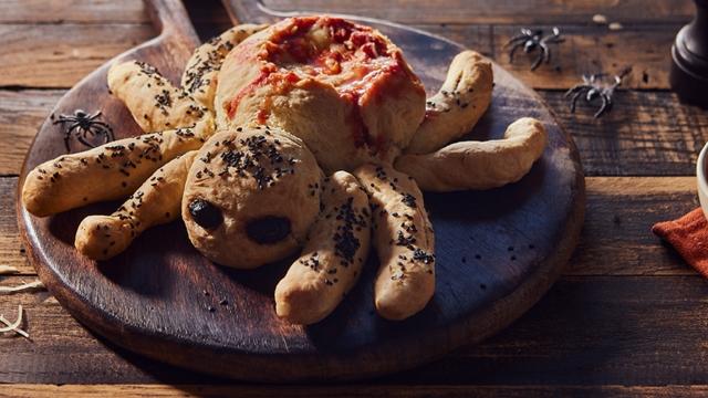 Pizza Araignée d’Halloween