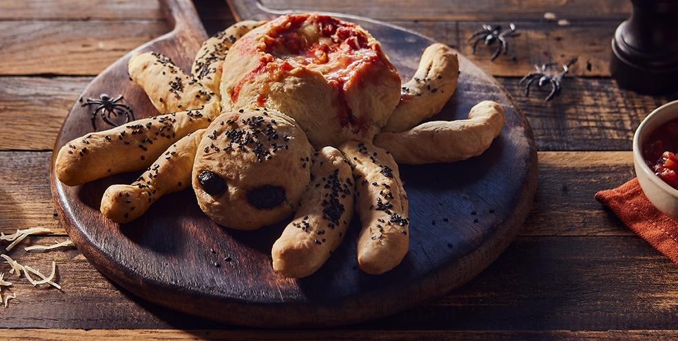 Pizza Araignée d’Halloween
