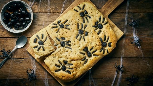 Focaccia araignées