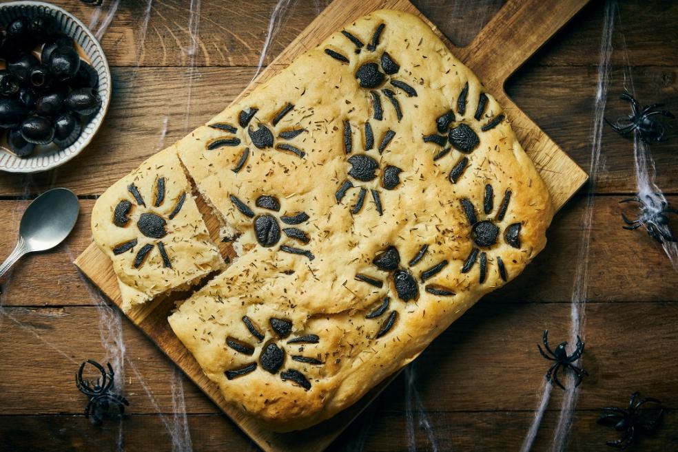 Focaccia araignées