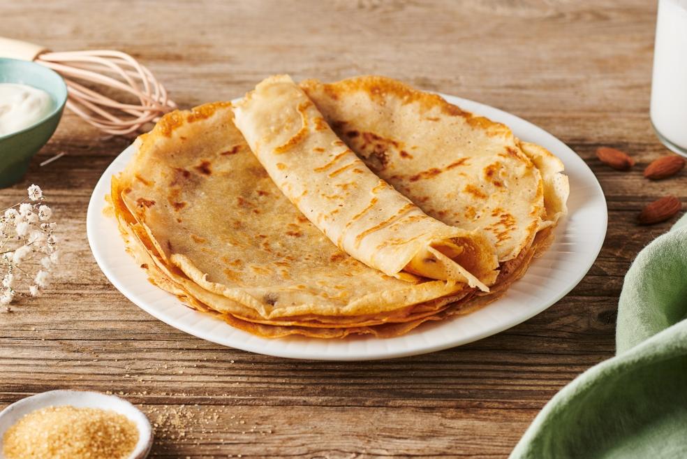 Crêpes vegan moelleuses