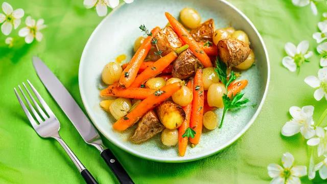 Légumes printaniers rôtis