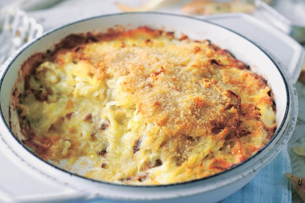 Gratin de pommes de terre suédois aux anchois