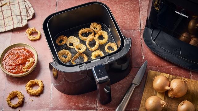 Oignons rings à la friteuse à air chaud