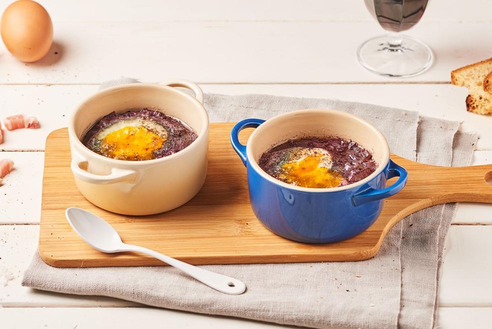 Œufs cocotte en meurette