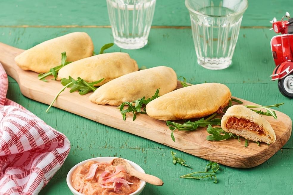 Mini calzone tomates et mozza