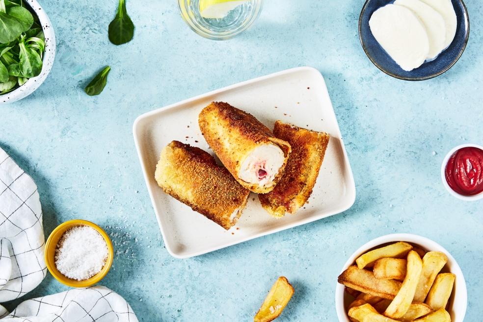 Roulés façon cordon bleu