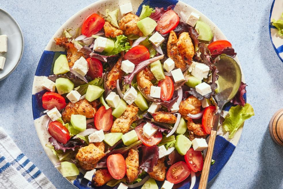 Salade de poulet à la feta