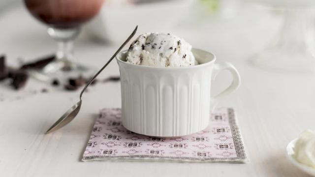 Stracciatella, crème glacée italienne au Monsieur Cuisine