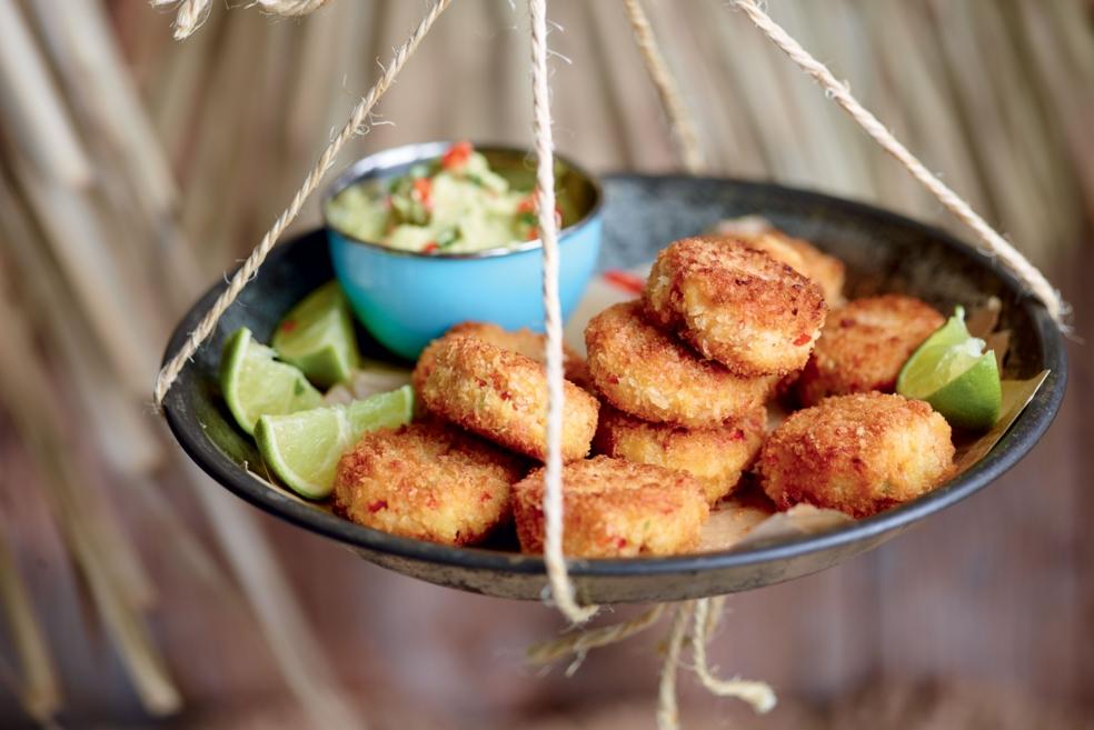 Croquettes de poisson aux poivrons