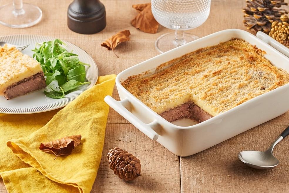 Parmentier de tournedos et purée de topinambour