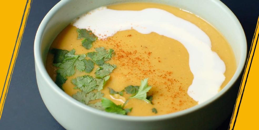 Soupe de lentilles corail