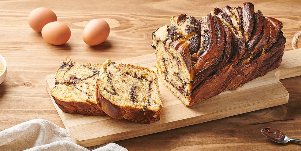 Brioche à la pâte à tartiner