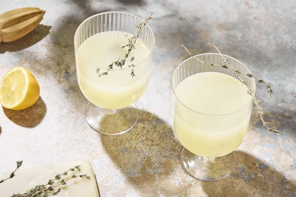 Mocktail citron et thym