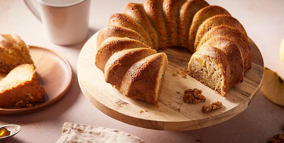 Cake au sirop d'érable et aux pommes