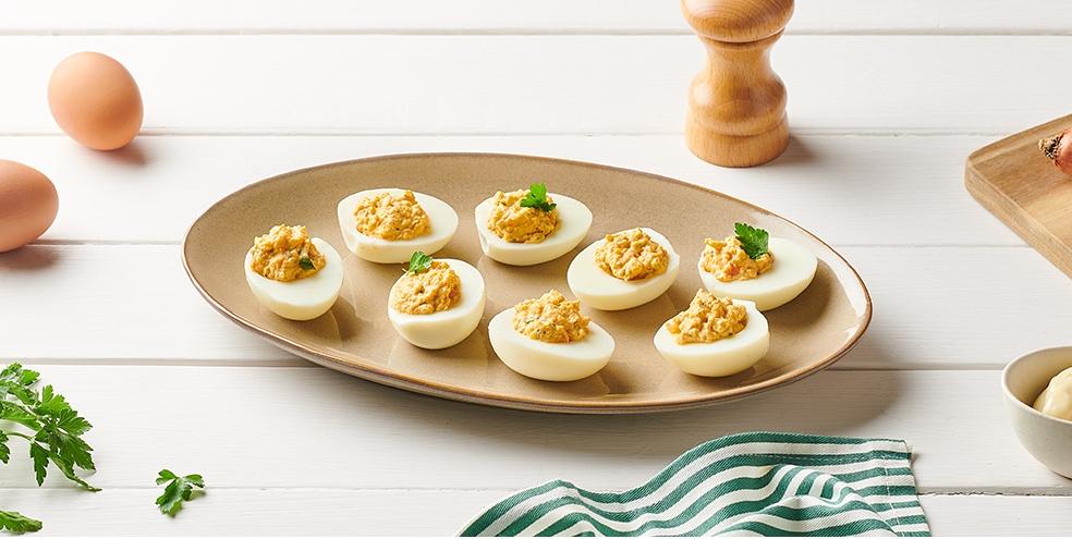 Œufs mimosa aux carottes