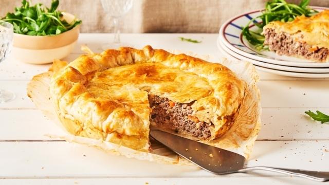 Tourte à la viande et à la bière