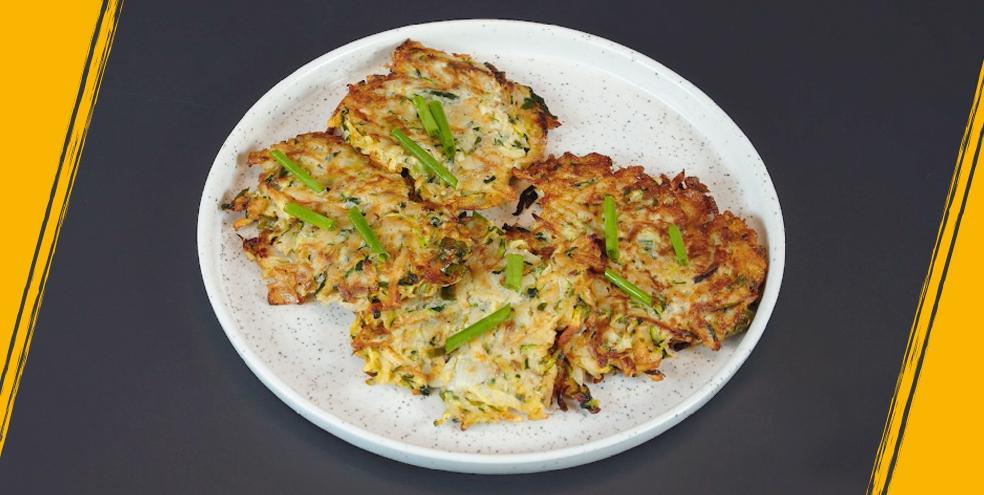 Röstis d’été à la courgette