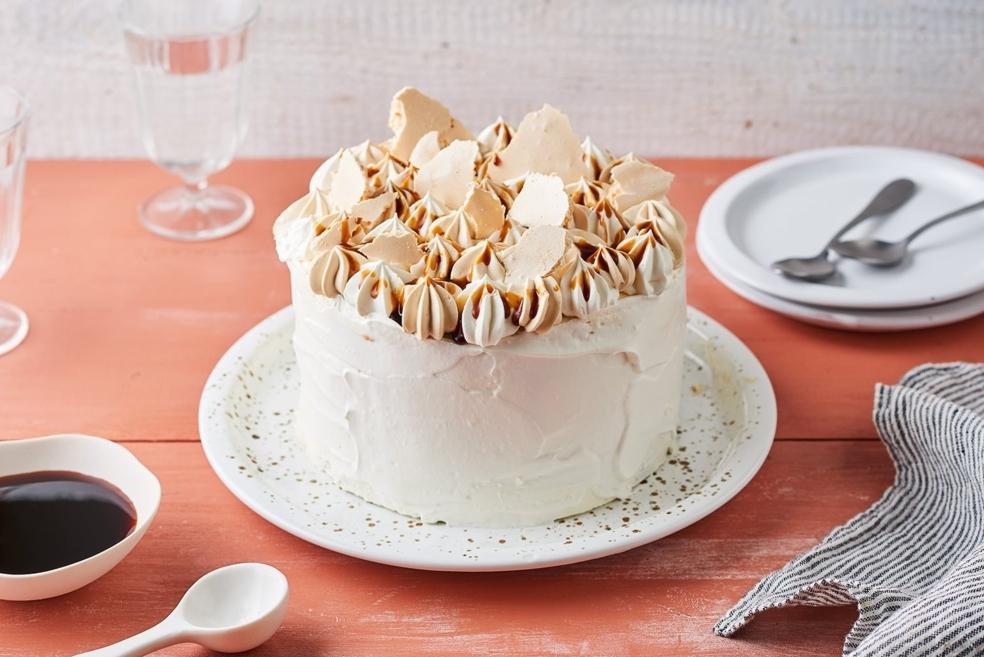 Vacherin vanille et caramel