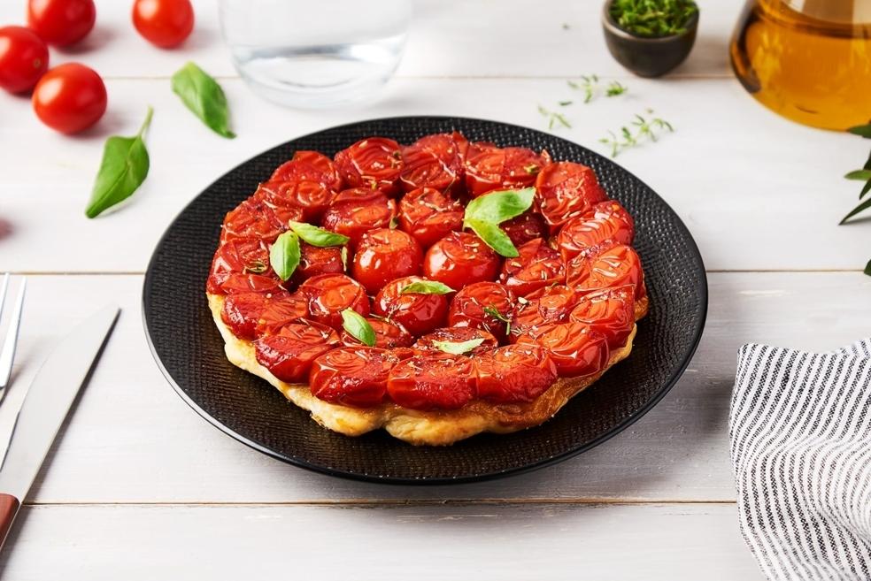 Tarte tatin tomates basilic