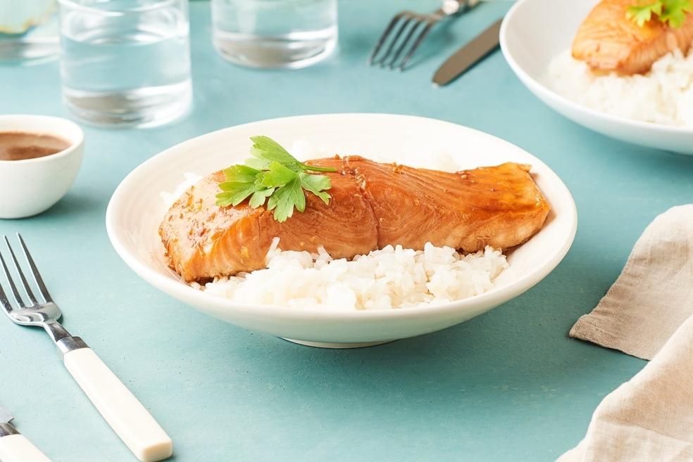Saumon teriyaki