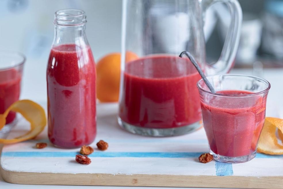 Smoothie betterave-orange