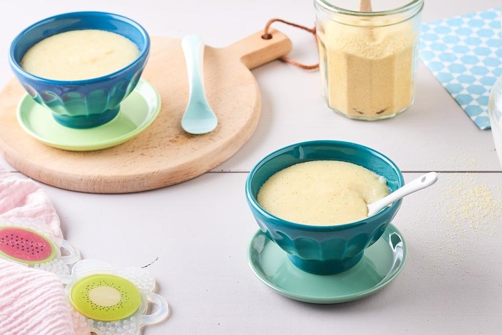 Semoule au lait de vanille