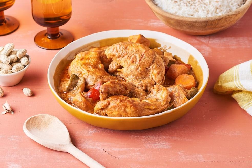 Mafé de poulet au beurre de cacahuète
