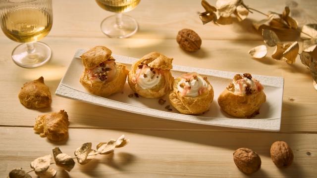 Petits choux au magret de canard