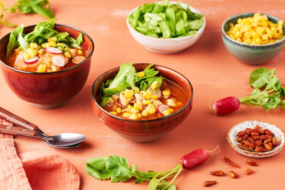 Pozole au poulet