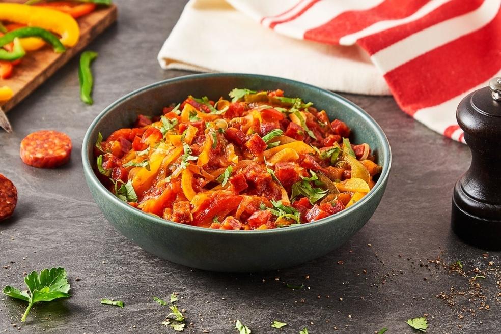 Piperade au chorizo