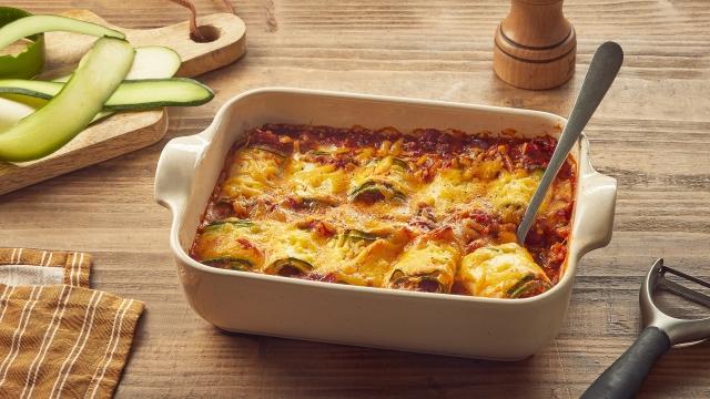 Enchiladas de courgettes