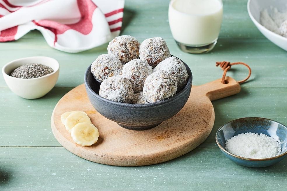 Energy balls banane et noix de pécan