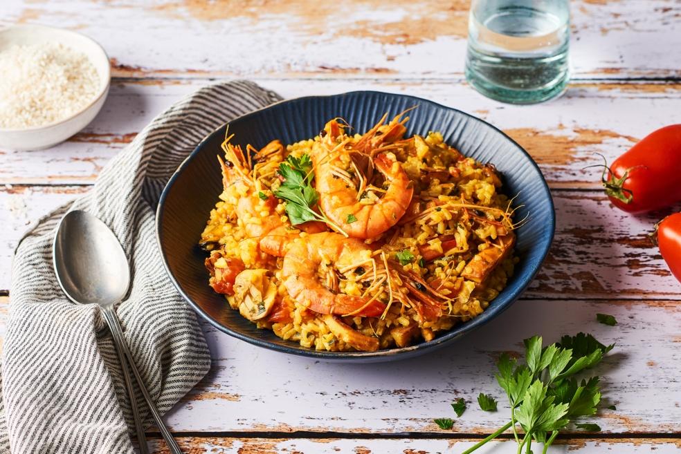 Paëlla aux fruits de mer
