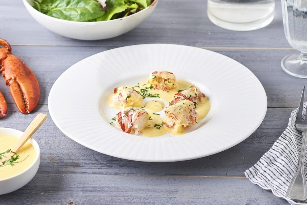 Homard au sabayon citron et persil