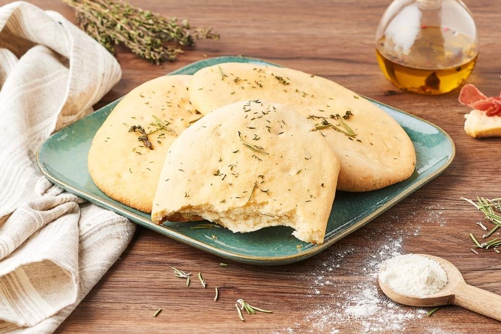 Focaccia thym et romarin