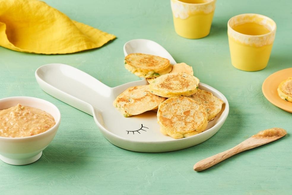 Blinis au yaourt et guacamole