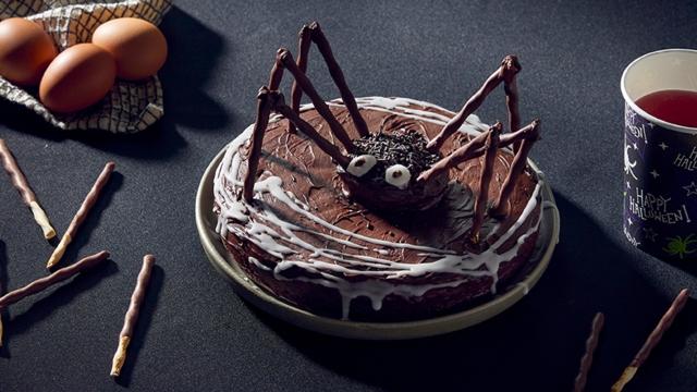 Gâteau araignée pour Halloween