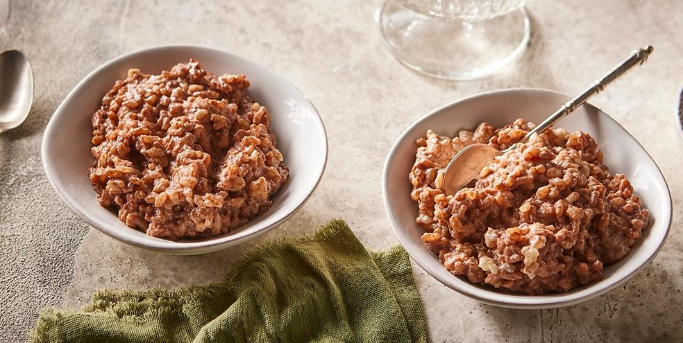 Riz au lait cardamome et chocolat