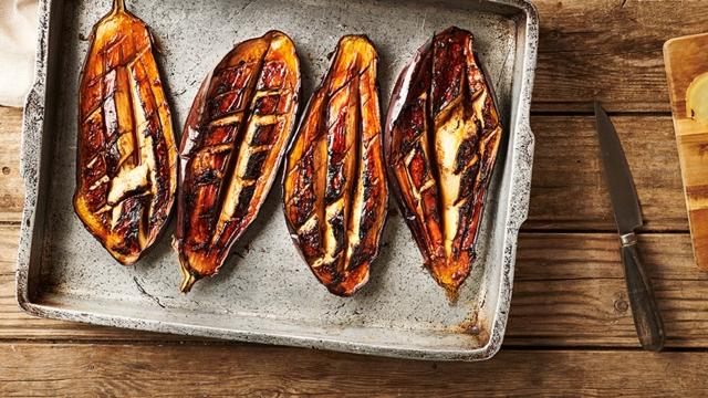 Aubergines grillées à la japonaise