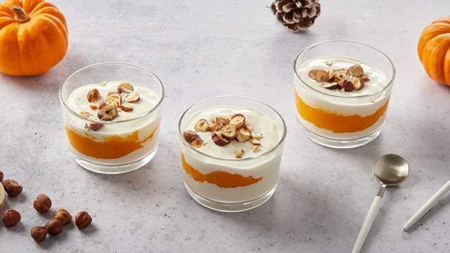 Tiramisu au potimarron et noisettes