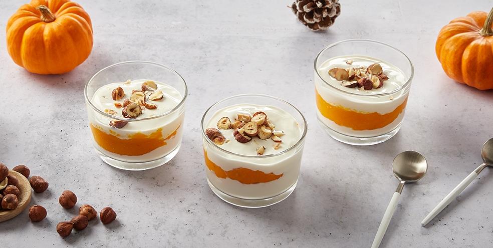 Tiramisu au potimarron et noisettes