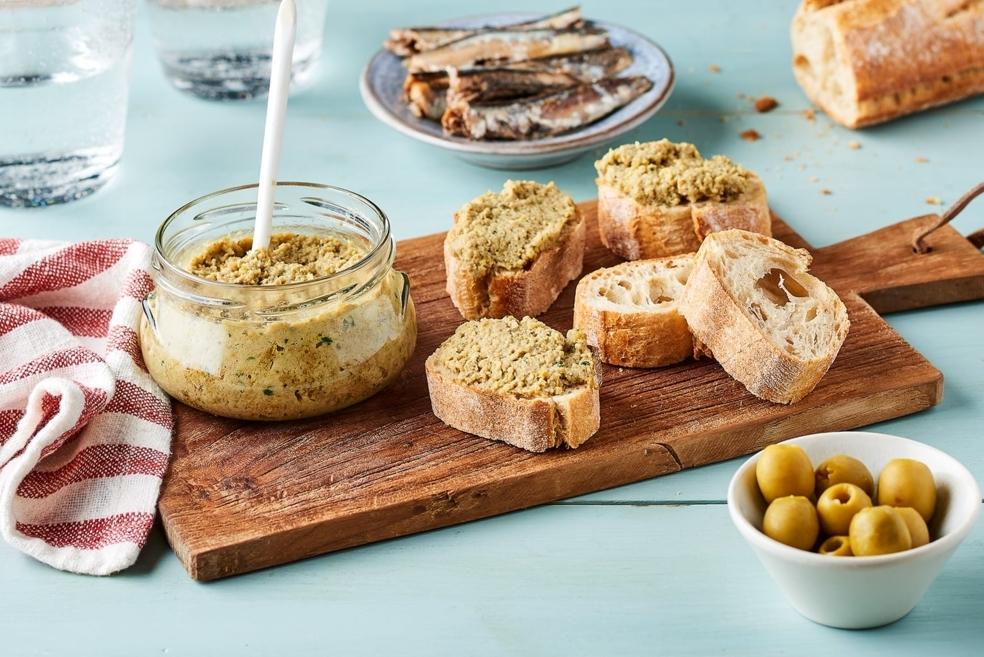 Tapenade olives vertes aux anchois