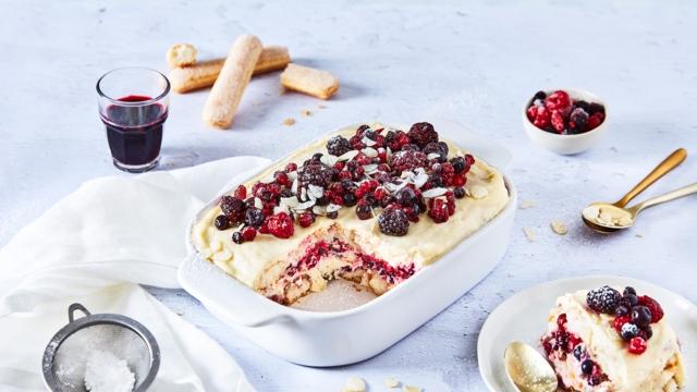 Tiramisu aux fruits rouges