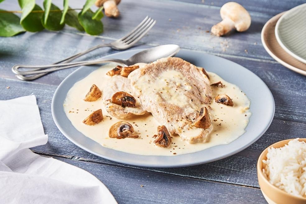 Escalopes de veau à la crème