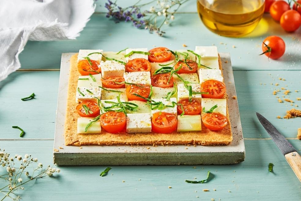 Tarte carrée graphique