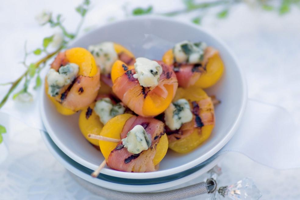 Abricots en papillotes de lard