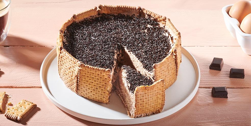 Charlotte au chocolat et petits beurre