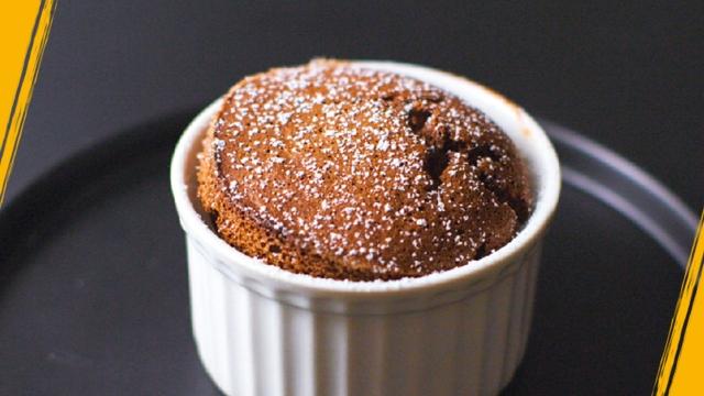Soufflé chocolat-passion